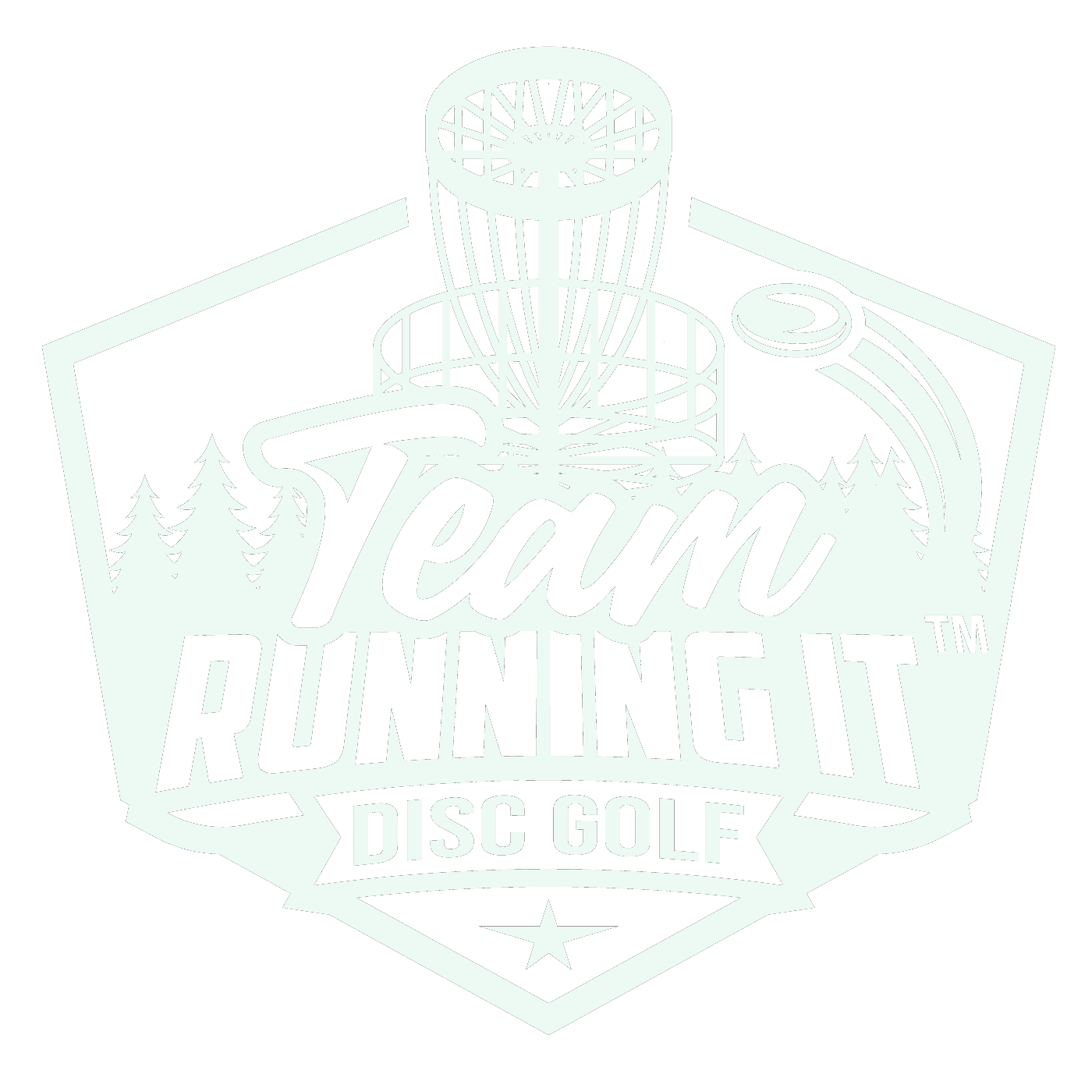 Team Running It™ Disc Golf Logo